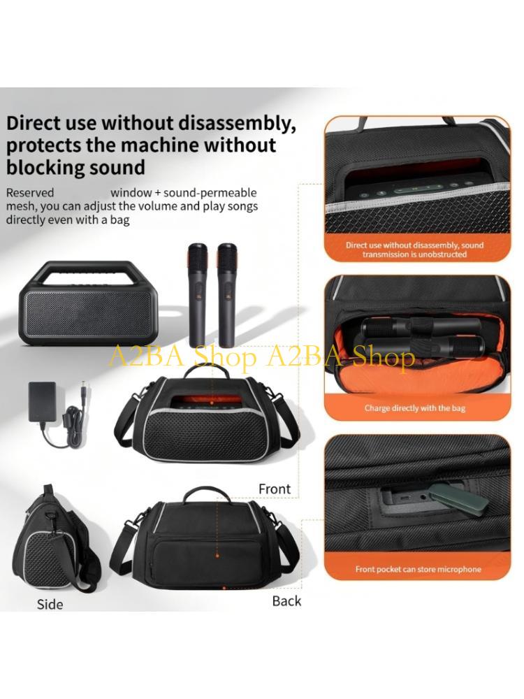 Case Mesh Panel - Borsa per altoparlante A2BA con maniglia,