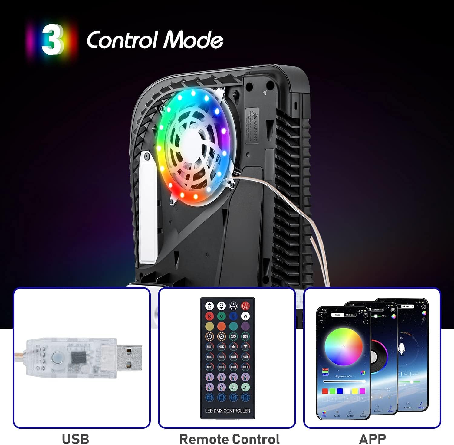Gaming Accessories Led - Striscia LED RGB per console PS5