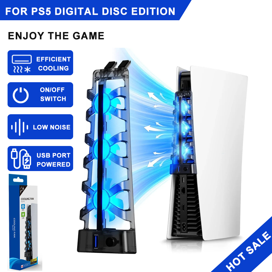 Gaming Accessories Led - Ventola di Raffreddamento con Luce LED