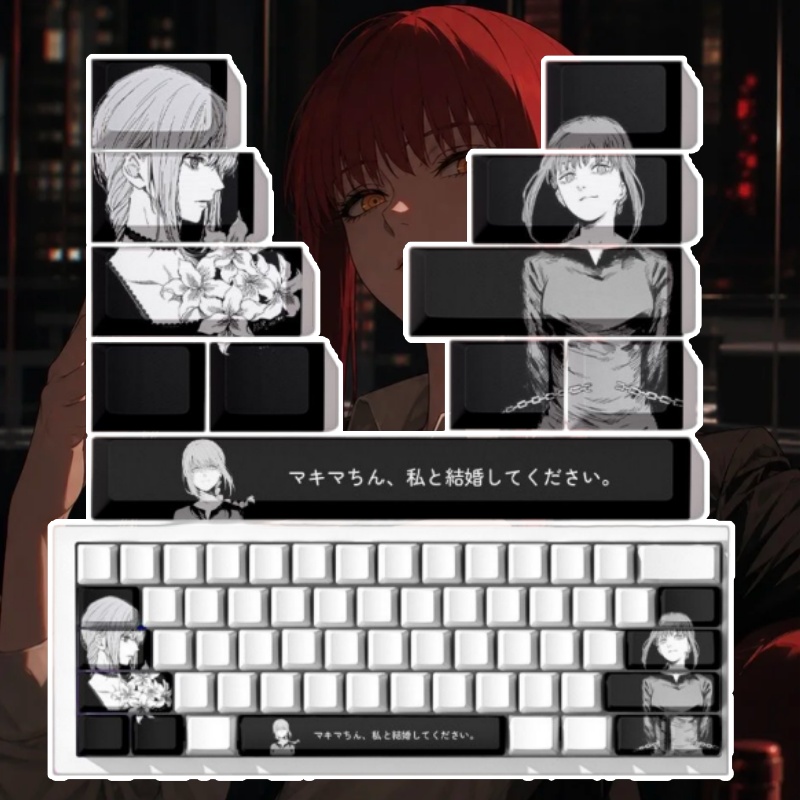 Keycaps a Tema Chainsaw Man Ma - Jjk Gaming Accessories recensione e prezzo