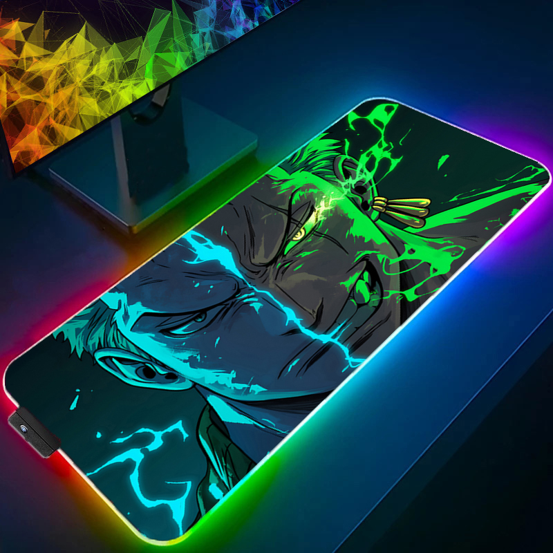ONE PIECE Zoro Mouse Pad RGB A - Gaming Accessories Led recensione e prezzo