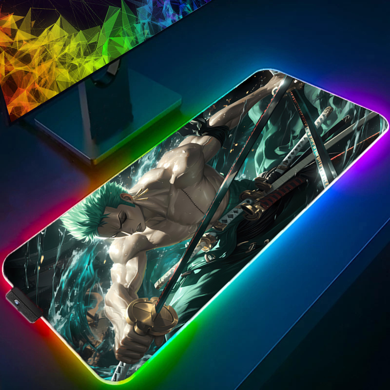 ONE PIECE Zoro Mouse Pad RGB A - Gaming Accessories Led recensione e prezzo