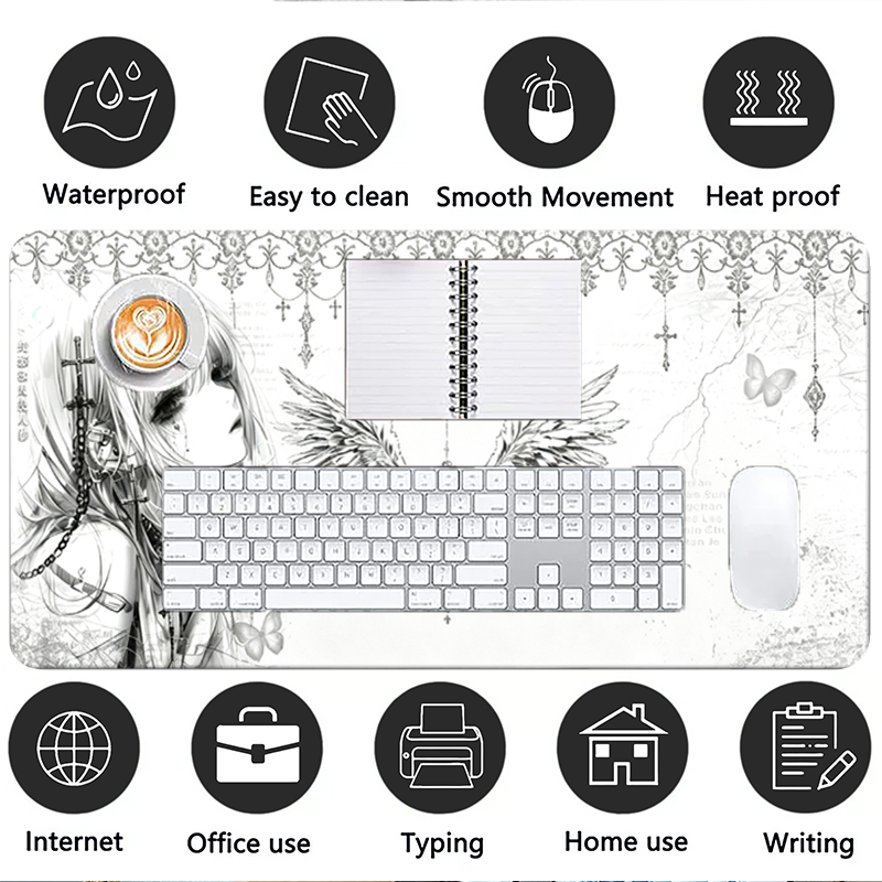 Tappetino per mouse in pelle,  - Gaming Accessories Girls recensione e prezzo