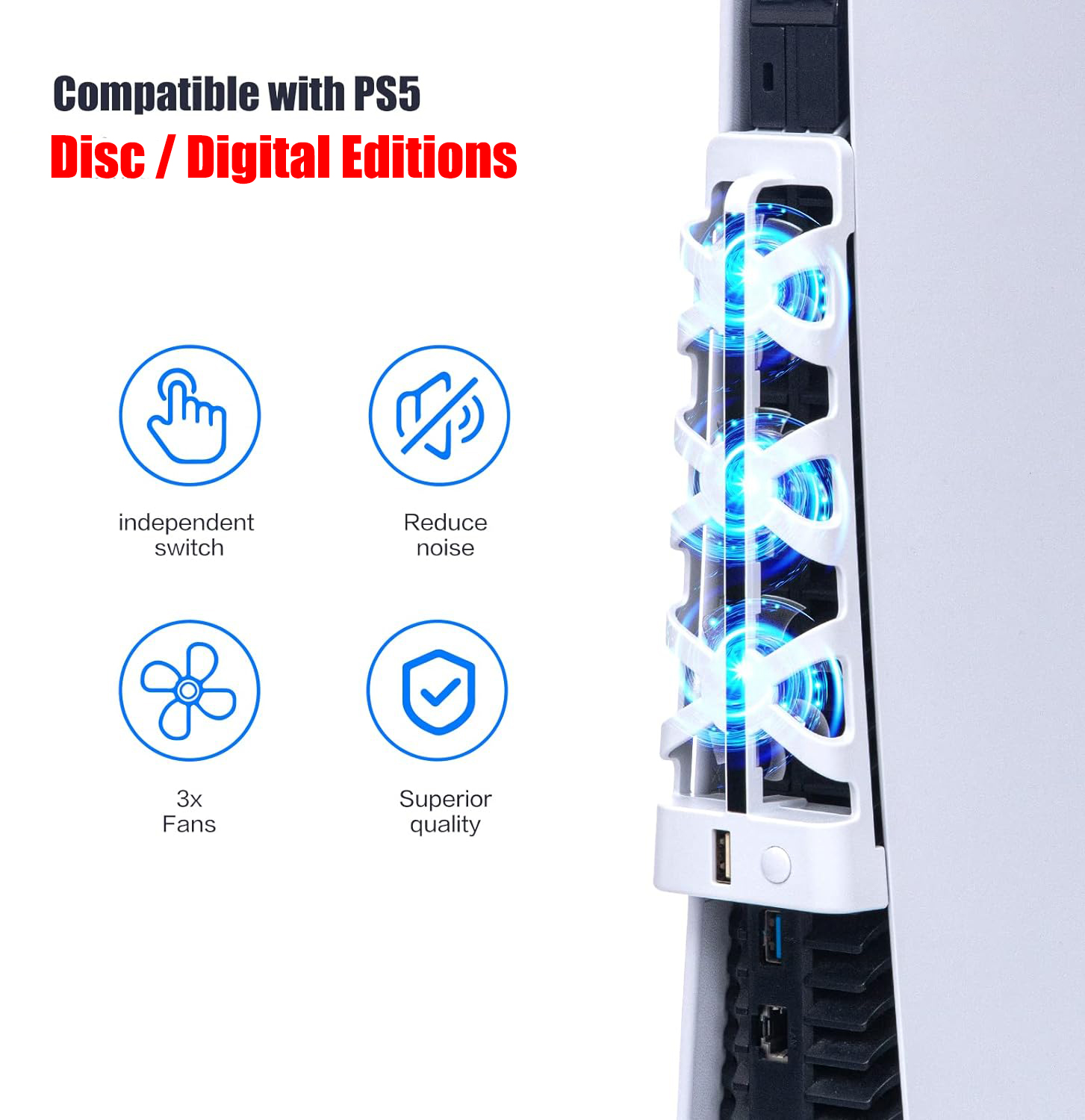 Ventola di Raffreddamento Sile - Gaming Accessories Led recensione e prezzo